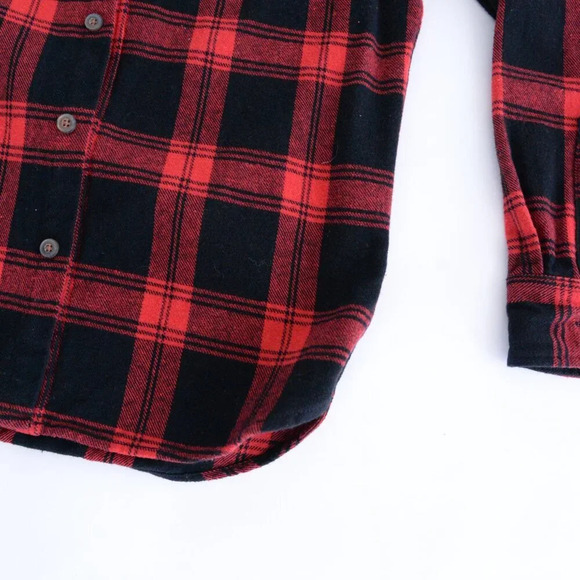 Jachs New York Red Black Checker 100% Cotton Outdoor Gorpcore  Button Up Shirt M - Picture 10 of 11